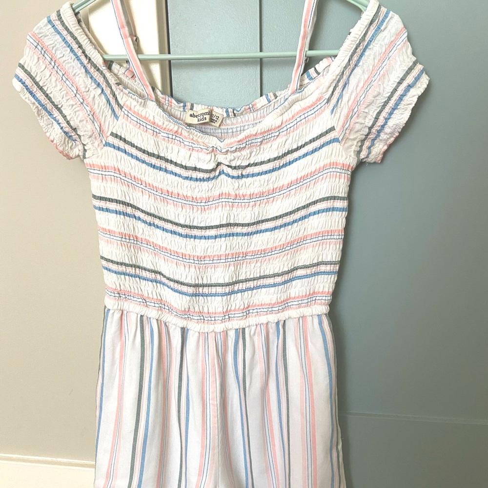 Abercrombie and Fitch girls pastel romper